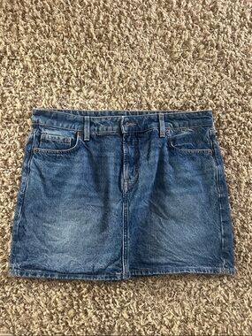 Old Navy Blue Denim Mini Skirt